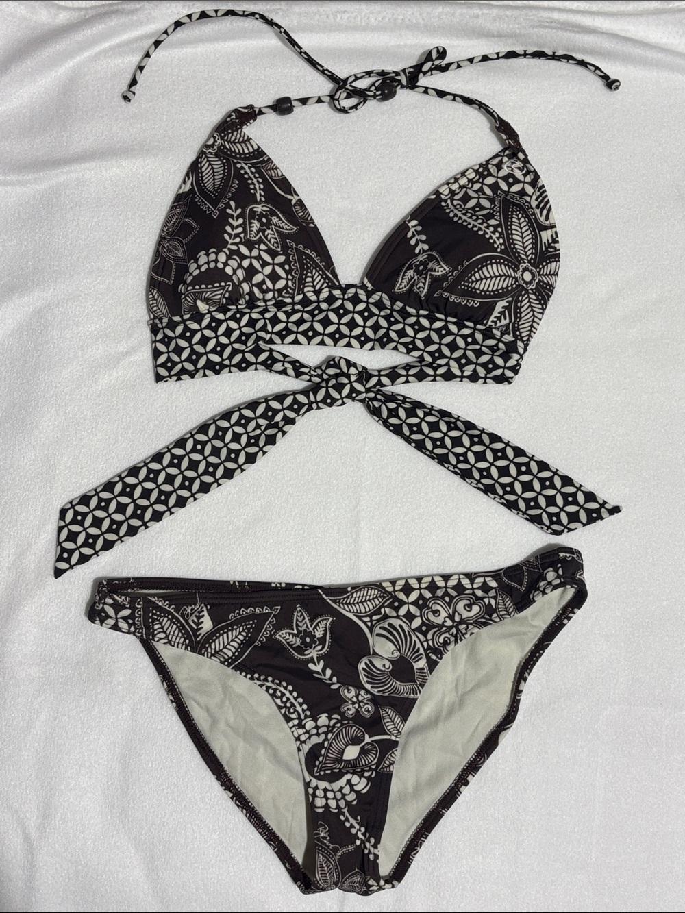 Rip Curl Free Spirited Boho Floral Halter Bikini Set